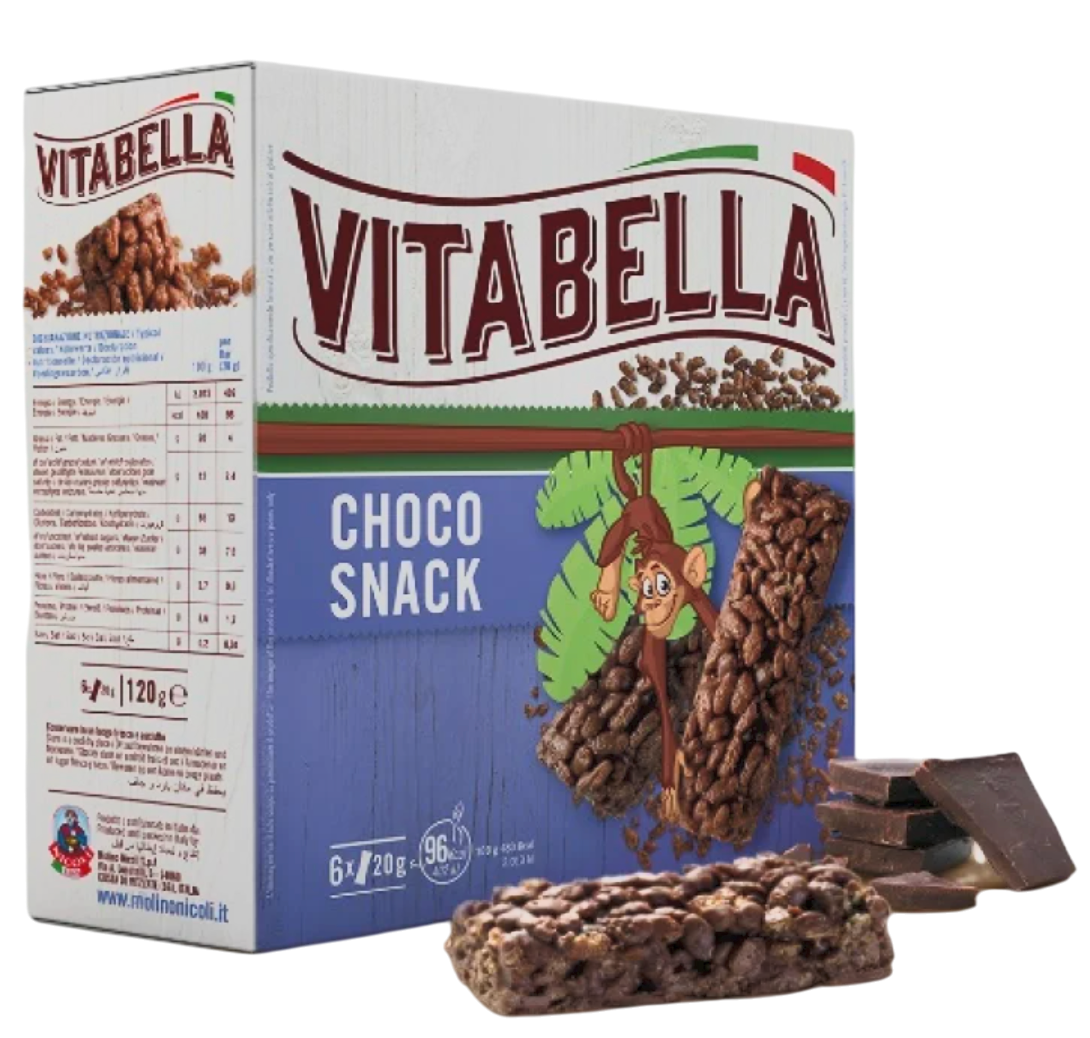 VITABELLA Barrette Choco Snack Riso e Cioccolato 6x20g