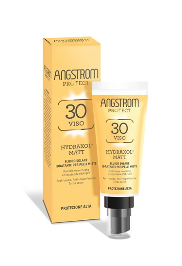 Angstrom Protect Hydraxol Matt fluido viso pelli miste SPF 30 40 ml