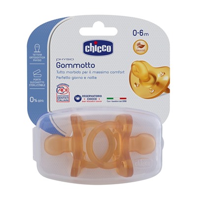 Chicco Gommotto ph Caucciù 0-6m 2pezzi