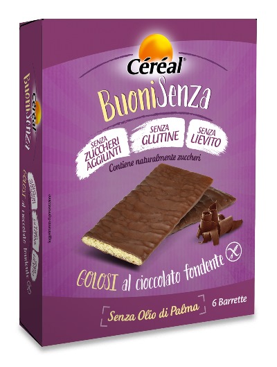 Cereal Buoni Senza Golosi Cioccolato Fondente 6x17g