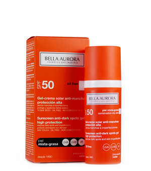 Gel solare spf50 oil free a/macc