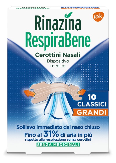 Rinazina Respirabene Cl.g 10pezzi