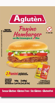 Agluten panino hamburger 160g