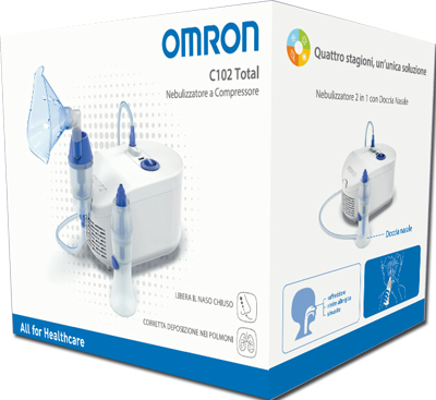 Nebulizzatore a pistone omron c102 total