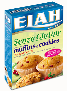 Elah Preparato Per Muffin E Cookies Con Cranberries 190g
