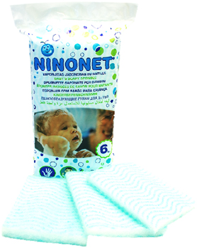 Ninonet Spugnetta Sap.bamb.6pezzi