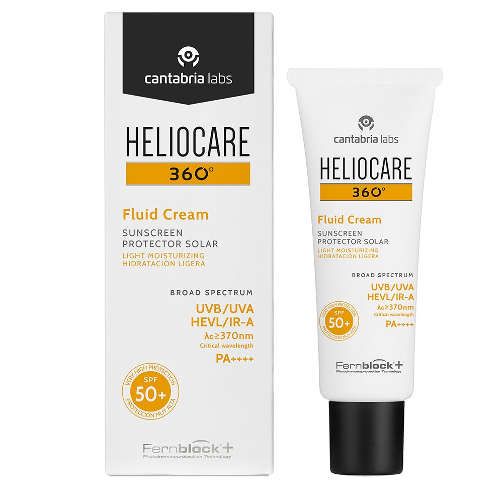 Heliocare 360° Fluido Crema Solare SPF 50+ Protezione Viso e Corpo 50 ml