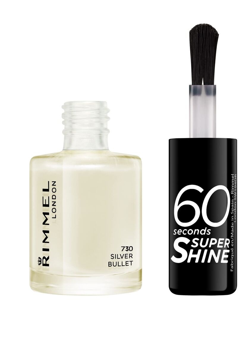 RIMMEL - Smalto 60 Seconds Super Shine 730 - Silver Bullet