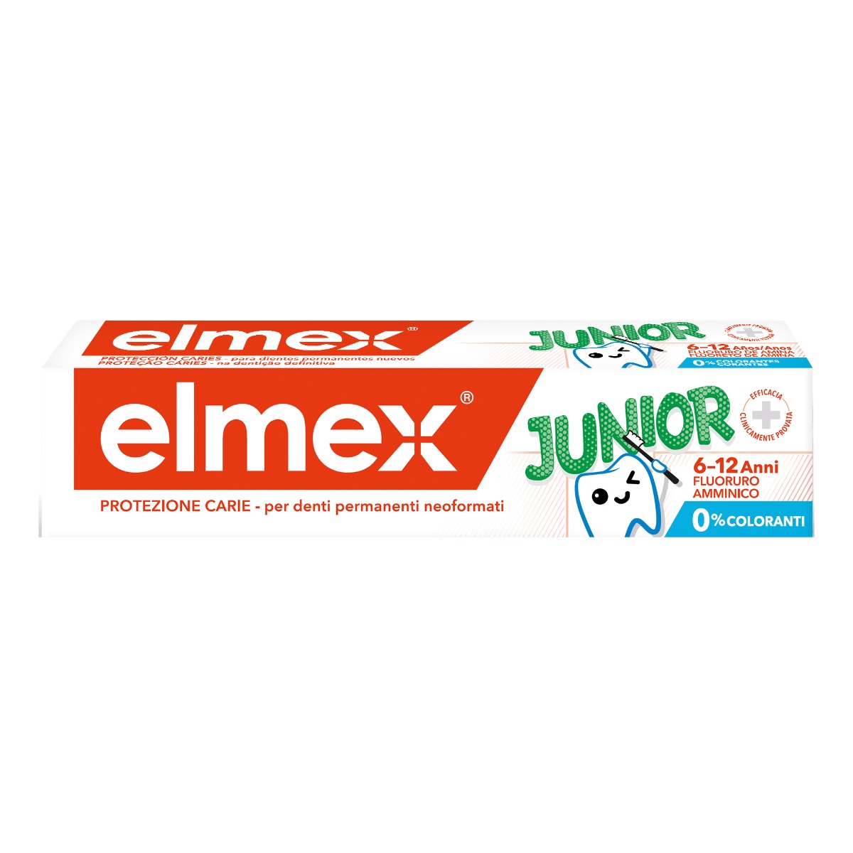Elmex Junior Dentifricio 6-12 Anni 75 Ml