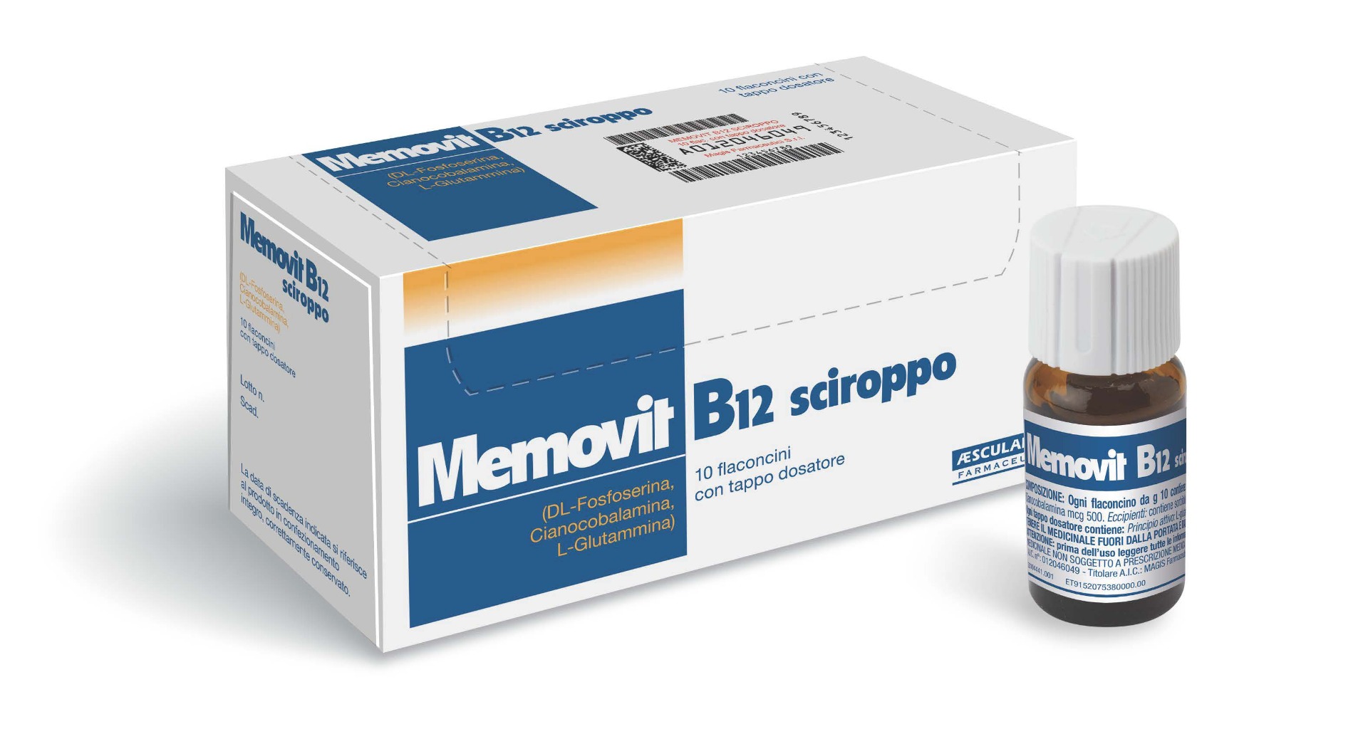 Memovit b12 10 flaconcini