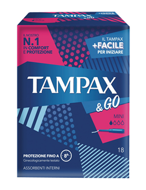 Tampax&go mini 18pz