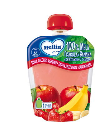 Mellin 100% mela/frag/banana