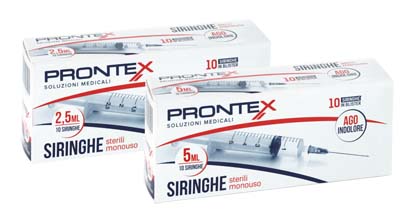 Sir. 5ml 10pezzi Prontex