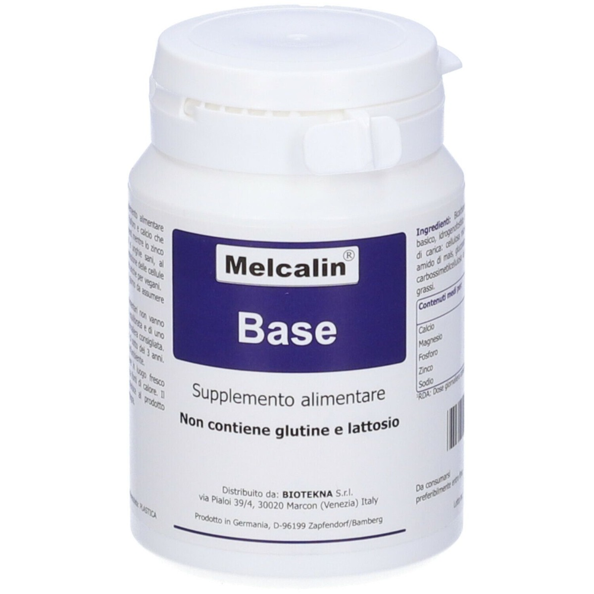 Melcalin Base Integratore Bilanciamento Acido Base 84 Compresse