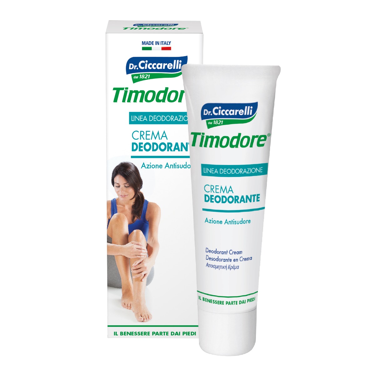 Timodore Crema Deodorante Piedi Antiodore 50 ml