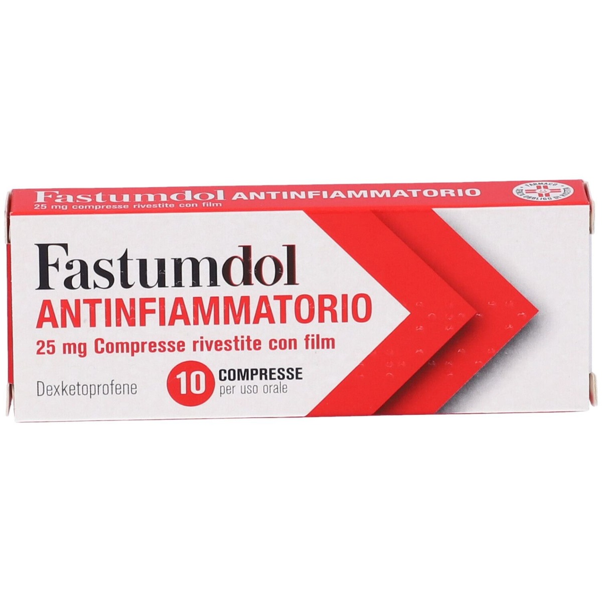 Fastumdol 25mg Antinfiammatorio Dexketoprofene 10 Compresse Rivestite