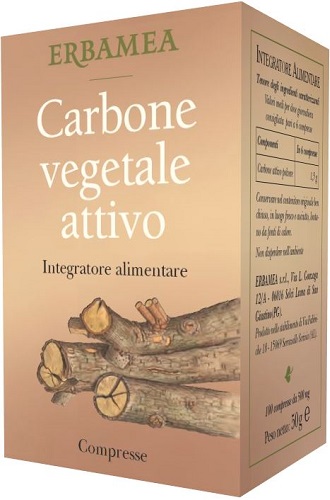 Carbone Veg Attivo 100capsule Erbame