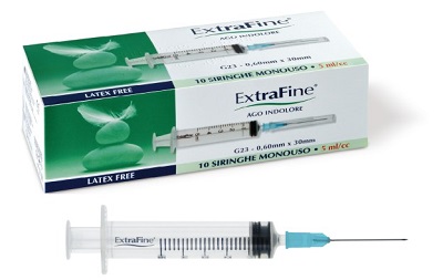 Sir. 5ml 23g 10pezzi Extrafine