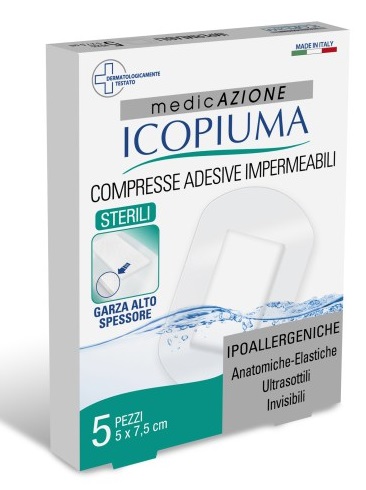 Icopiuma Compresse Ad.post-op.7,5x5