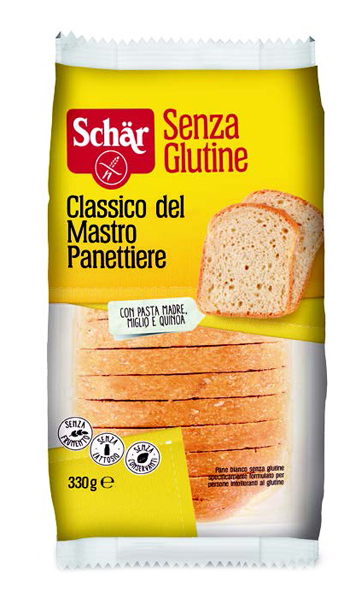 Schar Classico Del Maestro Panettiere Pane Bianco Senza Glutine 330g