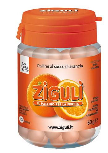 Ziguli-arancia 100palline 60g