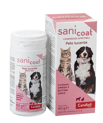 Sani coat barattolo 50 compresse