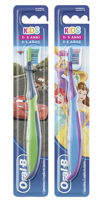 Oral-B Spazzolino Manuale Cars E Frozen Per Bambini 3-5 Anni