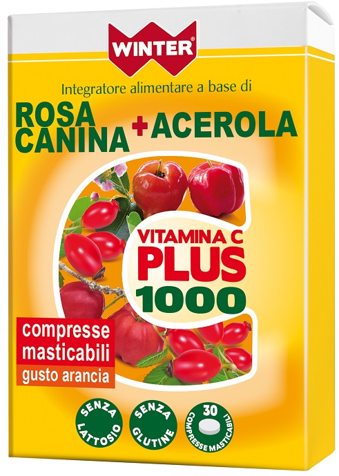 Winter vitamina c plus 1000 rosa canina acerola 30 compresse mastic...