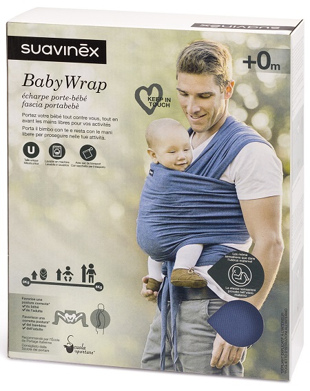 Nuova babywrap suavinex blu