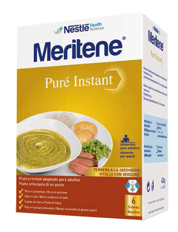 Meritene Pure' Instant Vitello Con Verdure 6 X 71 G-image