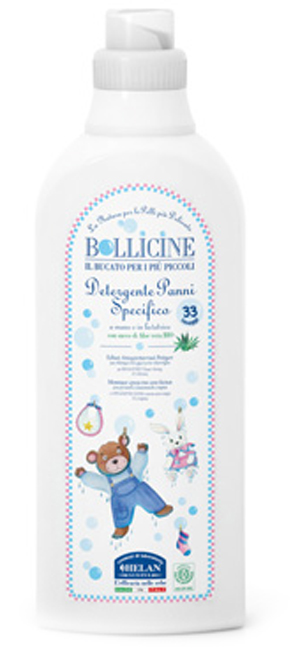 Bollicine detergente panni