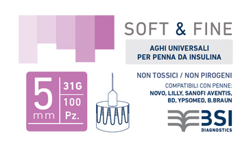 Soft&fine Ago Ins.31g 5mm100pezzi