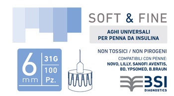 Soft&amp;fine Ago Ins.31g 6mm100pezzi