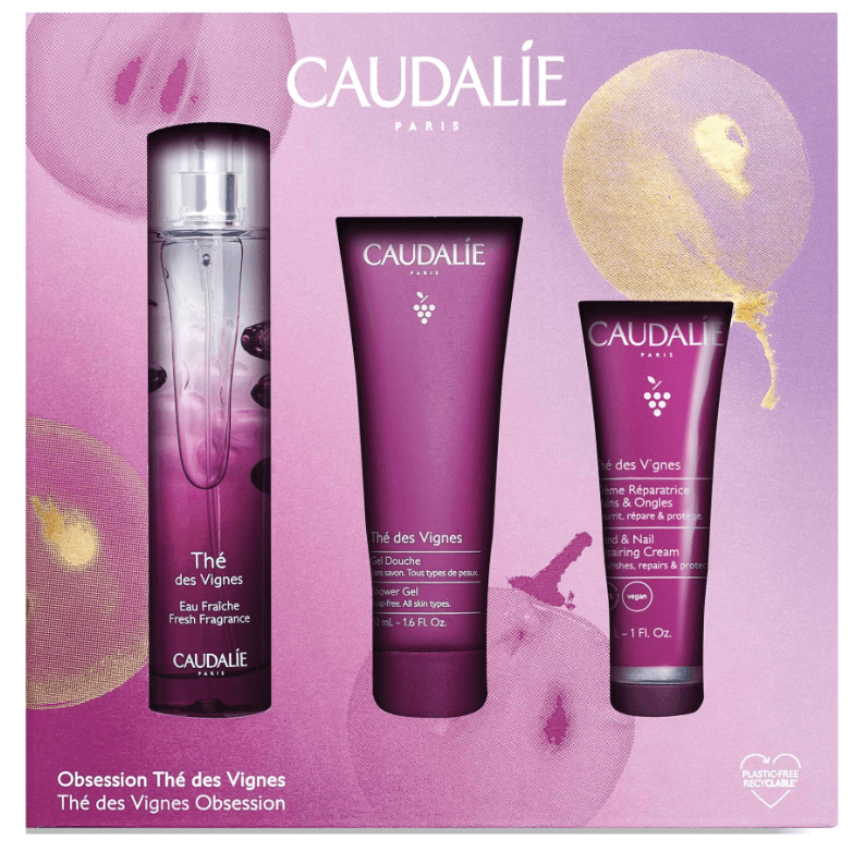 Caudalie Cofanetto di Natale 2023 The Des Vignes - Acqua profumata + Gel doccia + Crema mani e unghie-image