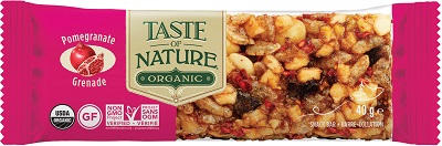 Taste of Nature Organic Barretta Melagrano 40g