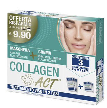 Collagen act tratt viso 2 fasi