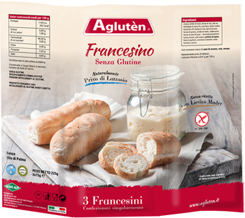 Agluten pane francesino 225g
