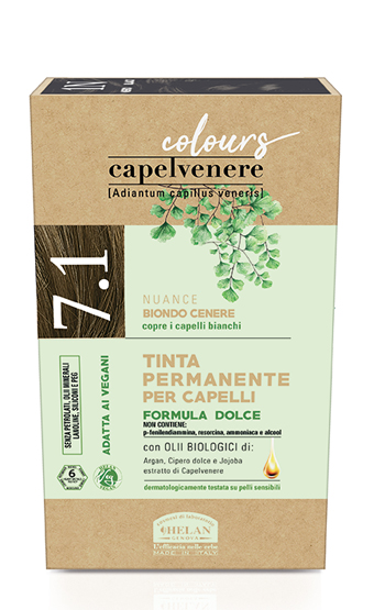 Capelvenere colours tinta capelli 7,1n biondo cenere