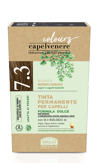 Capelvenere colours tinta capelli 7,3n biondo dorato