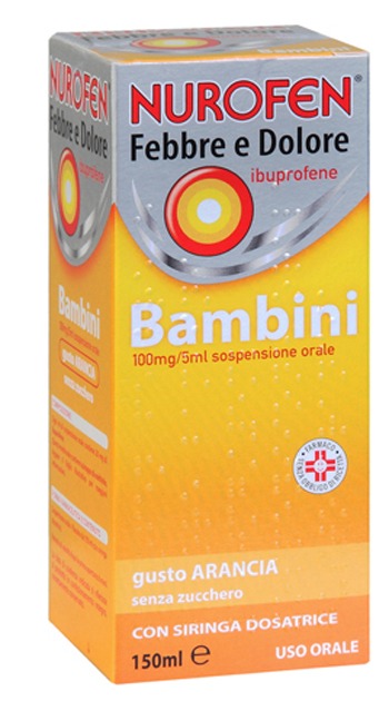 Nurofen Febbre e Dolore Bambini Arancia 150 ml