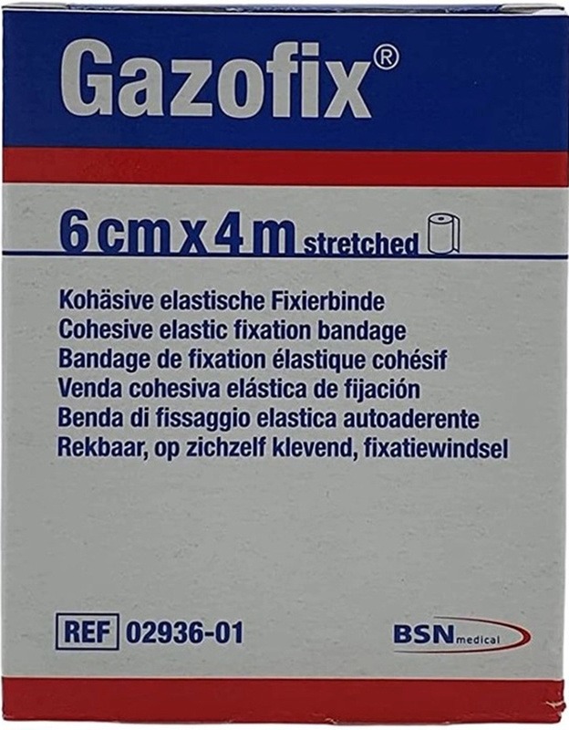 Gazofix Benda Elastica Autoadesiva 6 x 400 cm
