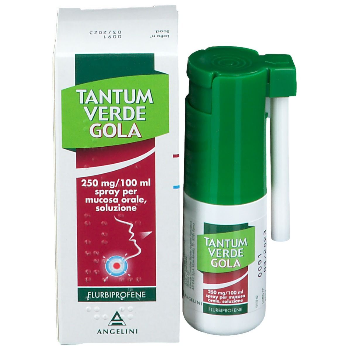 Tantum Verde Gola Spray 0,25% Soluzione Per Mucosa Orale 15 ml