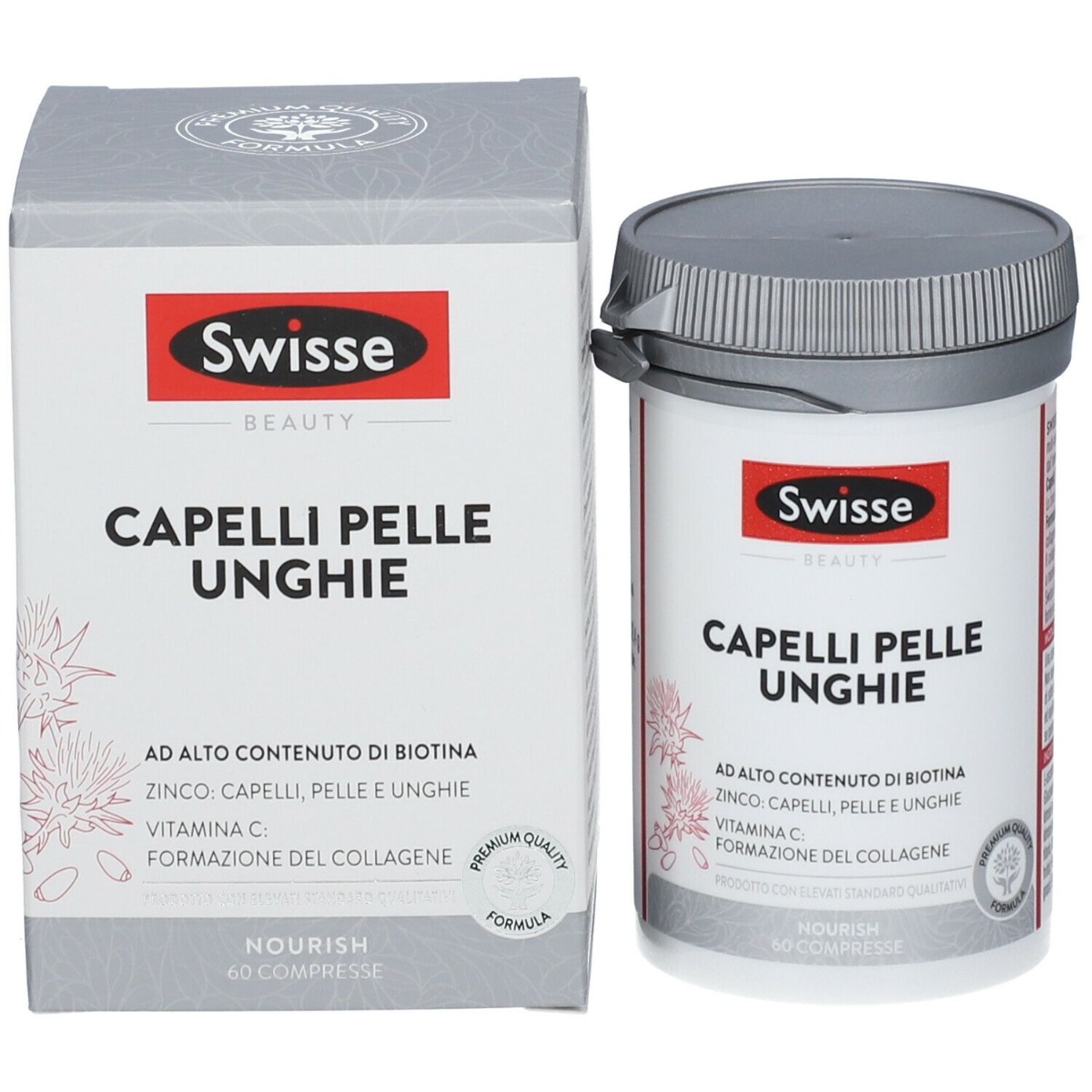 Swisse Capelli Pelle Unghie 60 Compresse