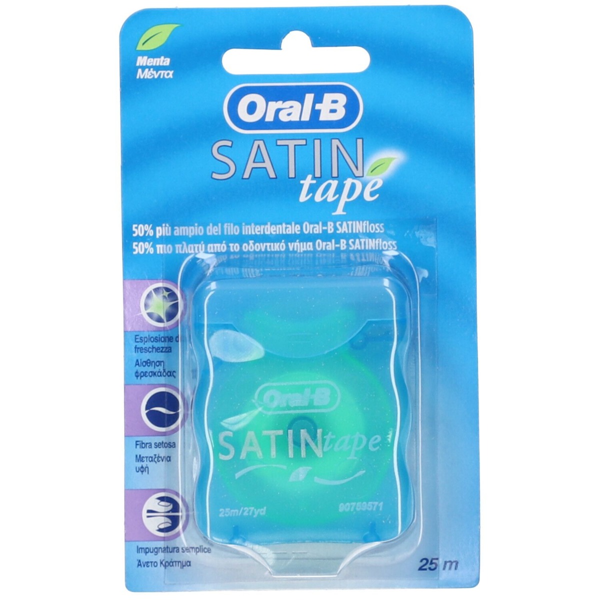 Oral-B Satintape Filo Interdentale alla Menta 25 metri