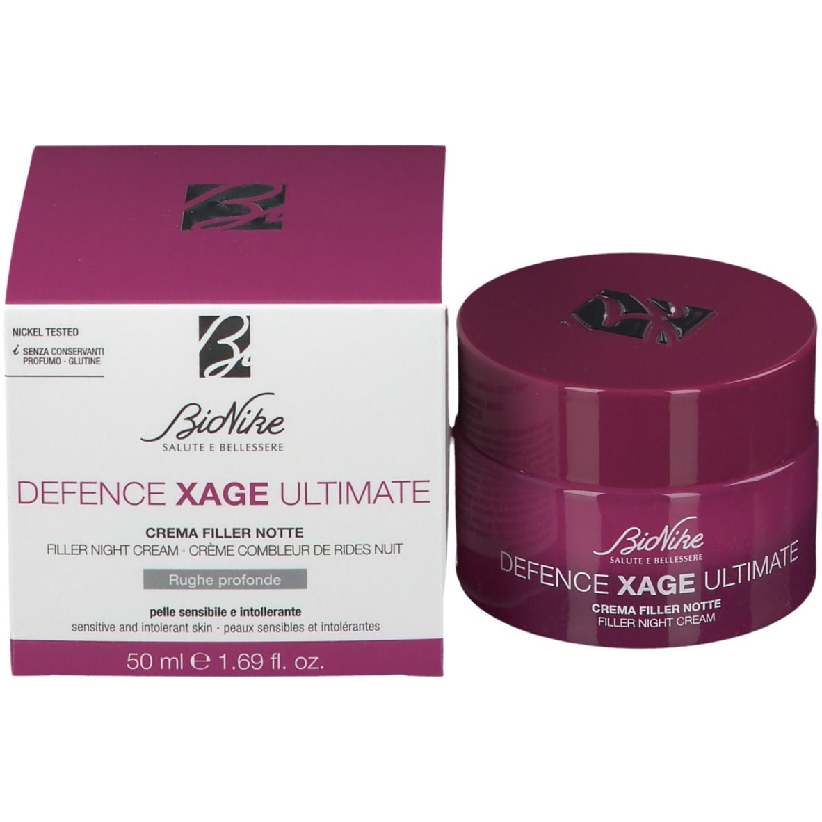 Bionike Defence Xage Ultimate Repair Crema Filler Notte Antietà 50 ml