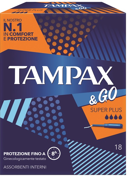 Tampax&amp;go Super Plus 18pezzi