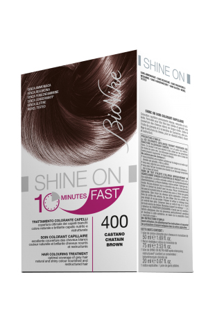 BioNike Shine On Tinta per Capelli Castano 400 da 60 ml