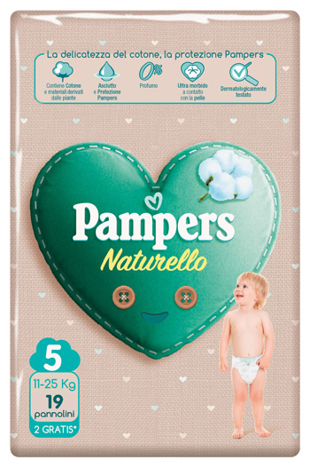 Pampers Natur.5(11-25kg)17+2pezzi