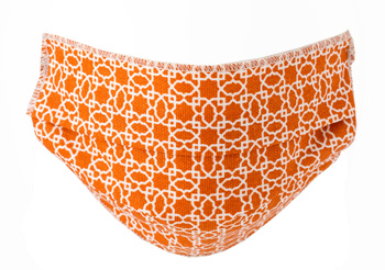 Mask lav.ad.arabo Arancio 2pezzi