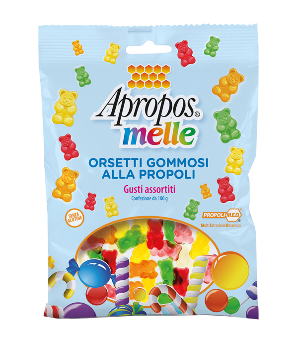 Apropos melle orsetti gommosi alla propoli gusti assortiti 100 g